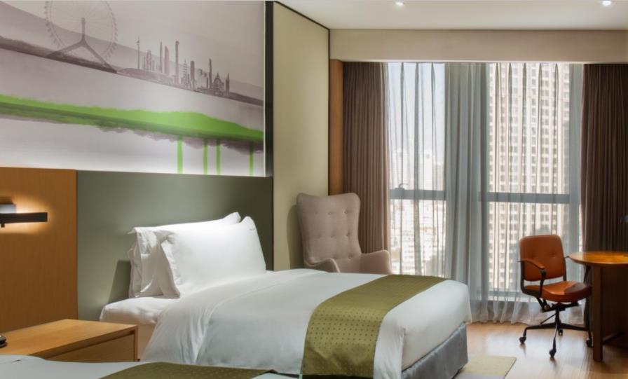 Holiday Inn & Suites Tianjin Downtown By Ihg,Tianjin Drum Tower,Joycity Shopping Mall,Tianjin Ancient Cultural Street,Haihe River,The Porcelain House,Convenient Access To Tianjin Binhai International Airport Eksteriør billede