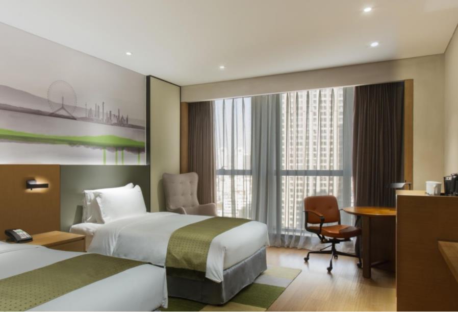 Holiday Inn & Suites Tianjin Downtown By Ihg,Tianjin Drum Tower,Joycity Shopping Mall,Tianjin Ancient Cultural Street,Haihe River,The Porcelain House,Convenient Access To Tianjin Binhai International Airport Eksteriør billede
