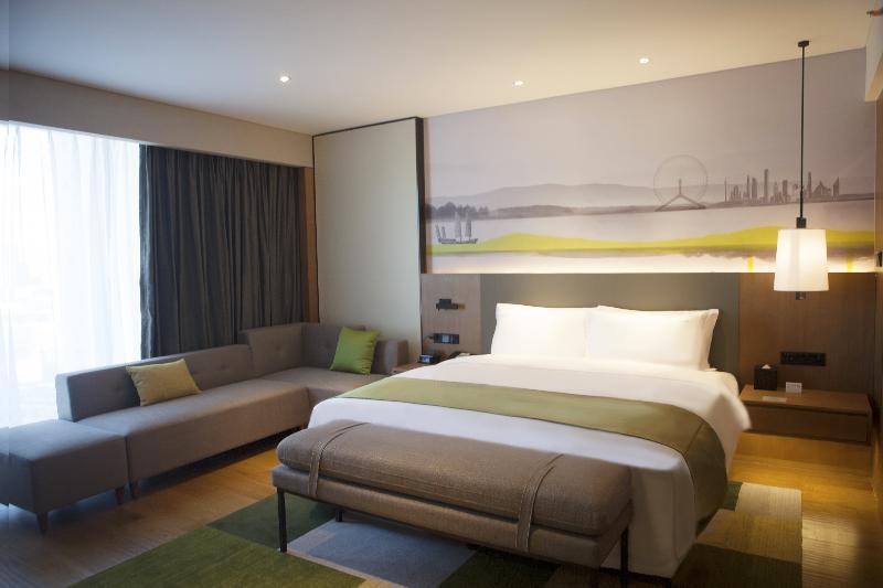 Holiday Inn & Suites Tianjin Downtown By Ihg,Tianjin Drum Tower,Joycity Shopping Mall,Tianjin Ancient Cultural Street,Haihe River,The Porcelain House,Convenient Access To Tianjin Binhai International Airport Eksteriør billede