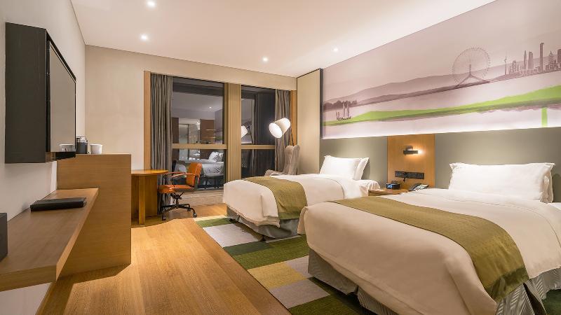 Holiday Inn & Suites Tianjin Downtown By Ihg,Tianjin Drum Tower,Joycity Shopping Mall,Tianjin Ancient Cultural Street,Haihe River,The Porcelain House,Convenient Access To Tianjin Binhai International Airport Eksteriør billede